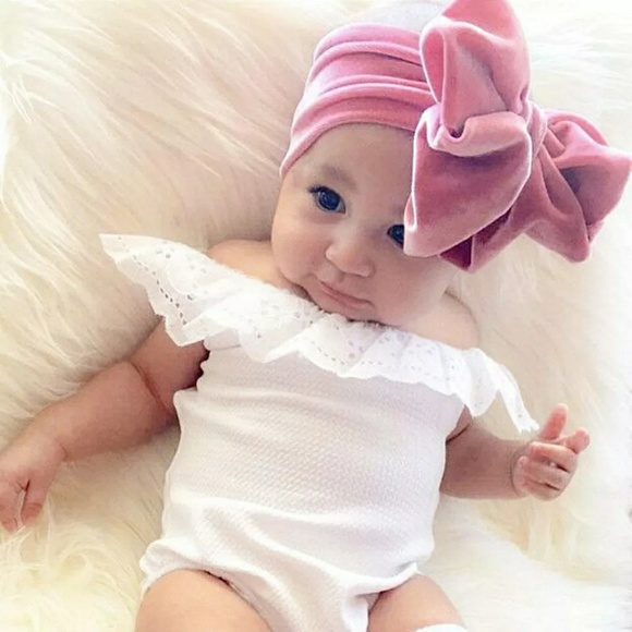 Unknown Other - Infant Girl Big Bowknot Cotton Headband
